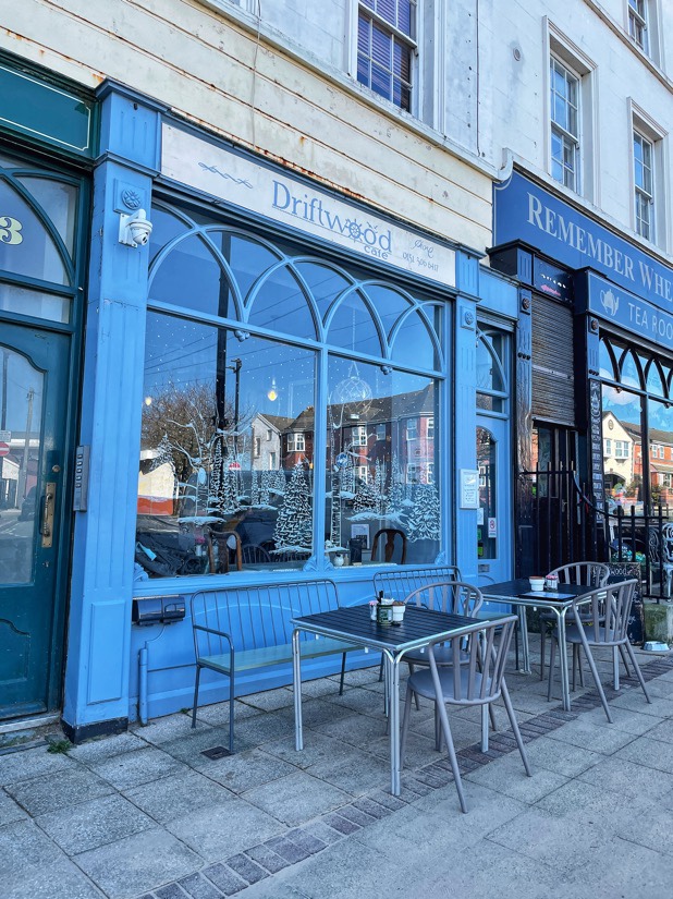 Driftwood Cafe in New Brighton on the Wirral